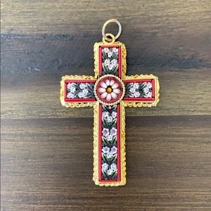 Gorgeous Micro Mosaic Cross - Italy